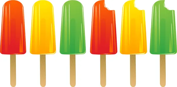 Set de helados — Vector de stock