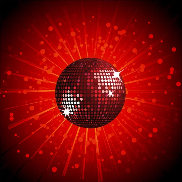 Spiegel disco bal vector — Stockvector