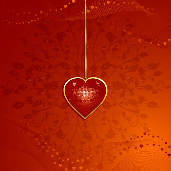 Médaillon coeur — Image vectorielle