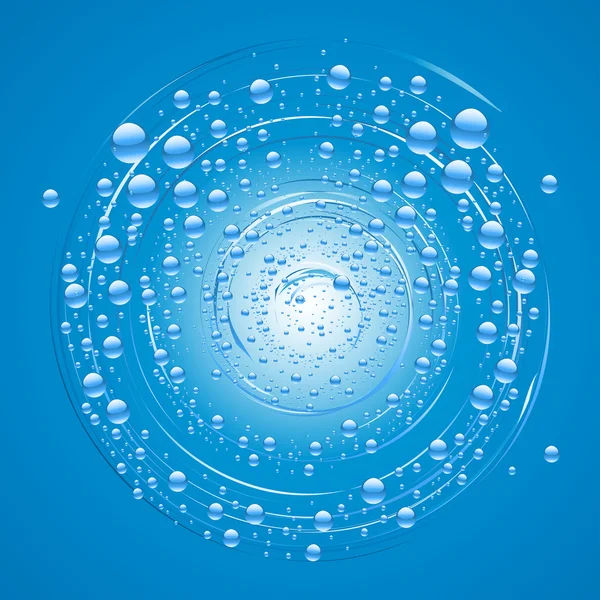 Vatten och bubblor — Stock vektor