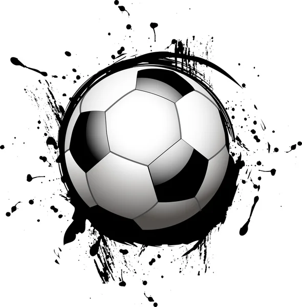 Vector bola de futebol (futebol ) — Vetor de Stock