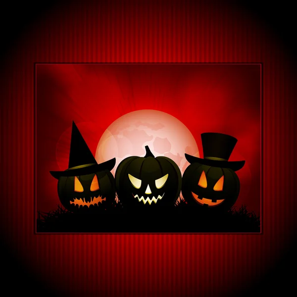 Hintergrund des Halloween-Panels — Stockvektor