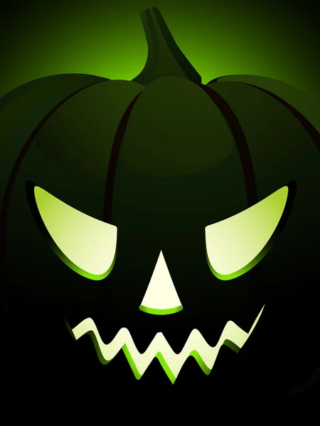 Halloween citrouille gros plan — Image vectorielle