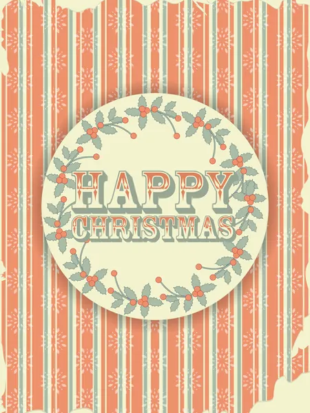 Retro christmas background — Stock Vector