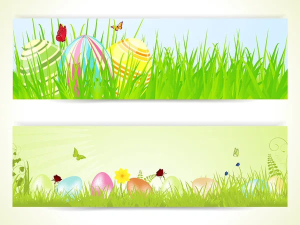 Bannières de Pâques 2013 — Image vectorielle