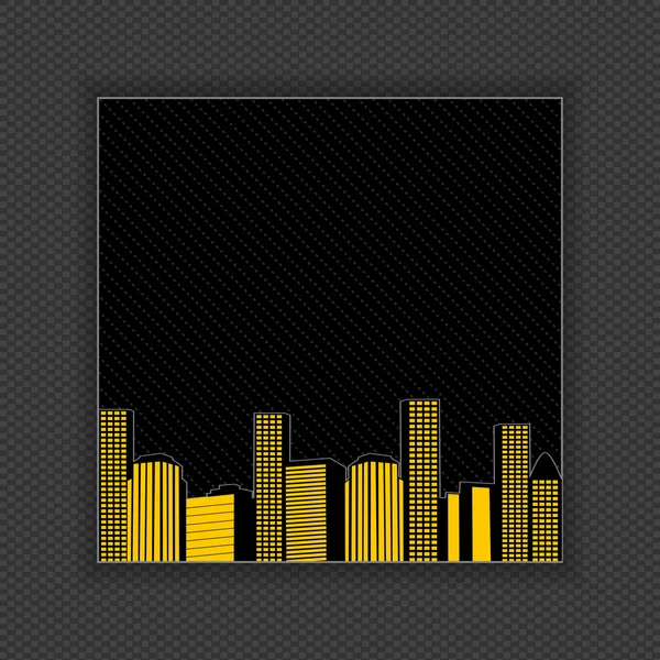 Fondo del panel de ciudad — Vector de stock