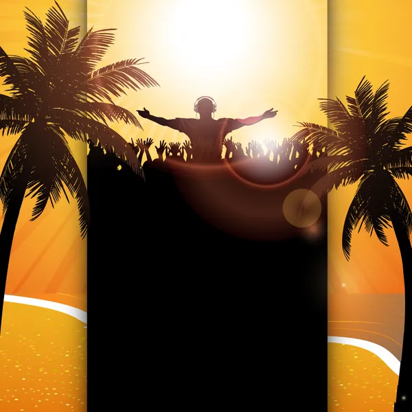 Summer festival panel arka plan