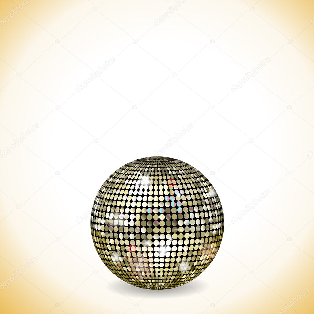 reflective disco ball