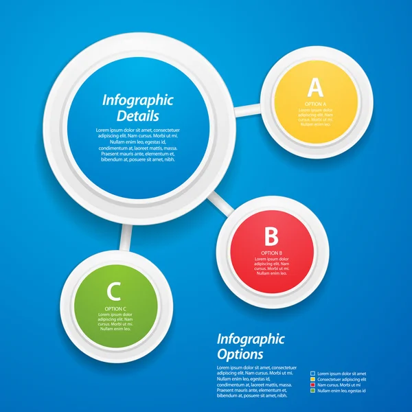 3d elemento de diseño de fondo — Vector de stock