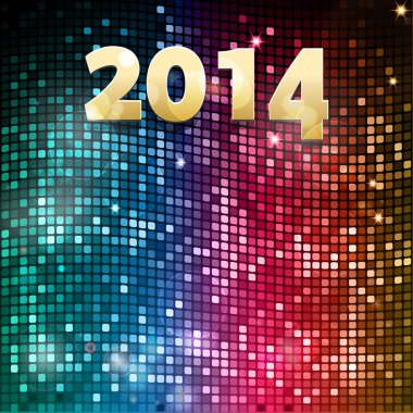 2014 mozaik parti arka plan