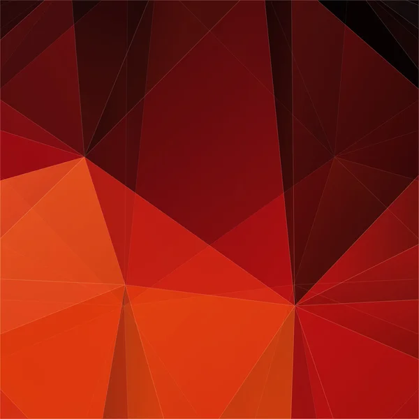 Abstrakte rote Polygon Mosaik Hintergrund — Stockvektor