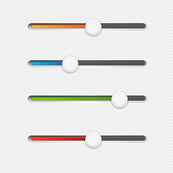 Слайдеры на белом
