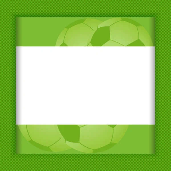 Voetbal grens achtergrond — Stockvector