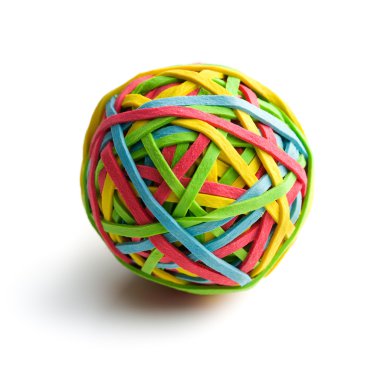 rubber band ball clipart