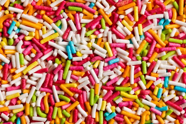 Texture of candy sprinkles — Stock Photo, Image