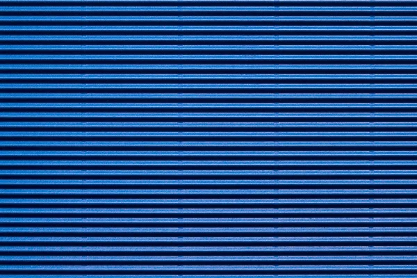 Blue corrugated cardboard — Stock Photo, Image