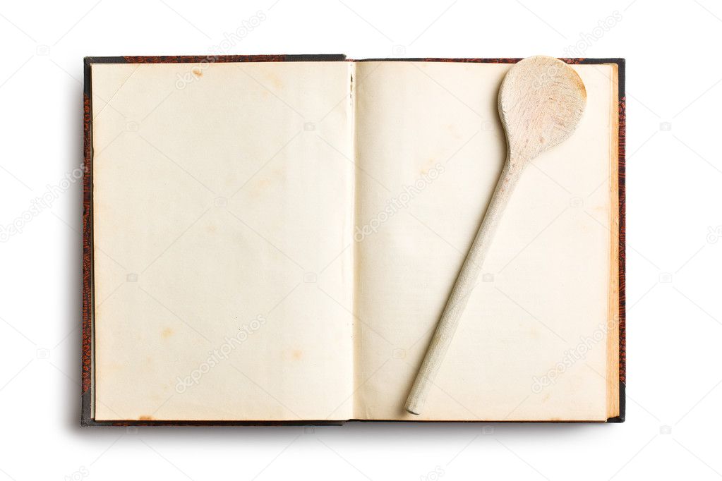 Old blank recipe book Stock Photo by ©jirkaejc 14930903