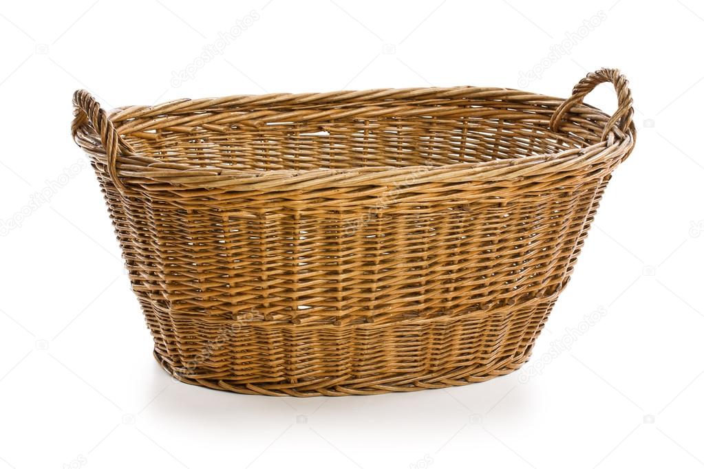 Empty wicker basket Stock Photo by ©jirkaejc 16214491