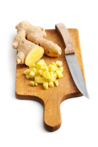 Sliced ginger root — Stock Photo, Image