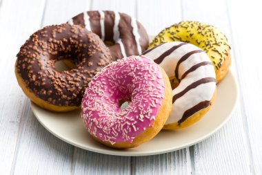 various donuts clipart