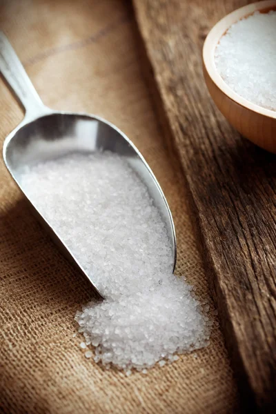 Salt i scoop — Stockfoto