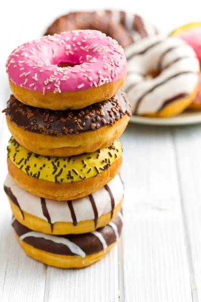 Verschillende donuts — Stockfoto