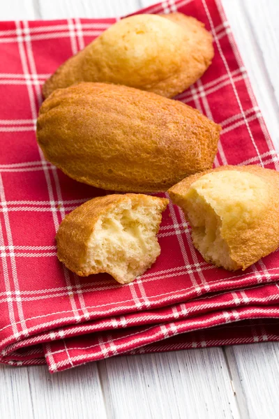 Sweet madeleine cookies — Stock Photo, Image