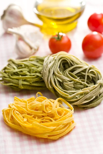 Tagliatelle de pasta italiana —  Fotos de Stock