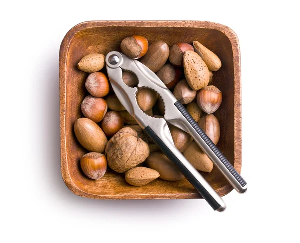 Various unpeeled nuts — Stock Photo, Image