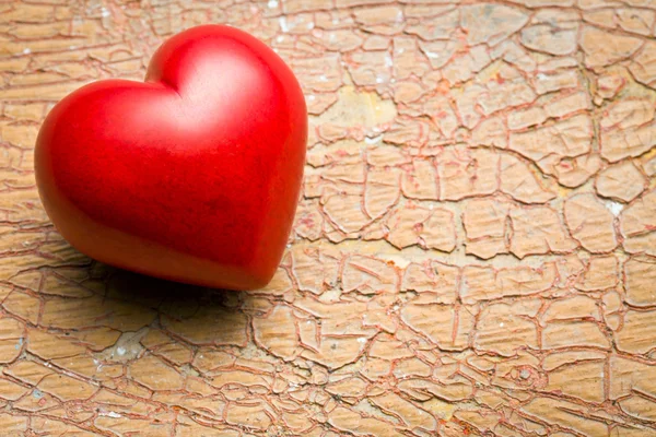 Червоний кам'яні серця — стокове фото