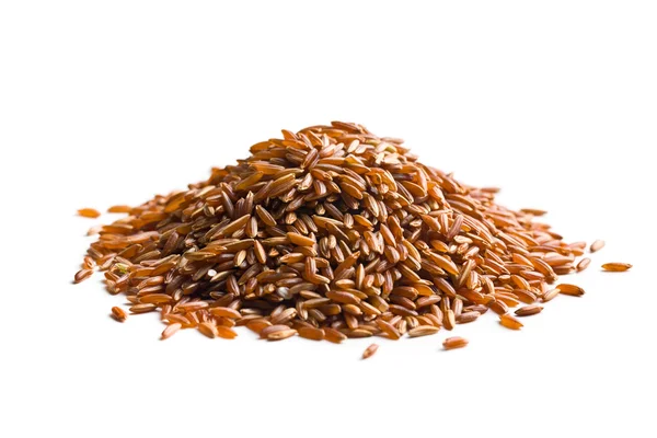 Кучка красного риса — стоковое фото