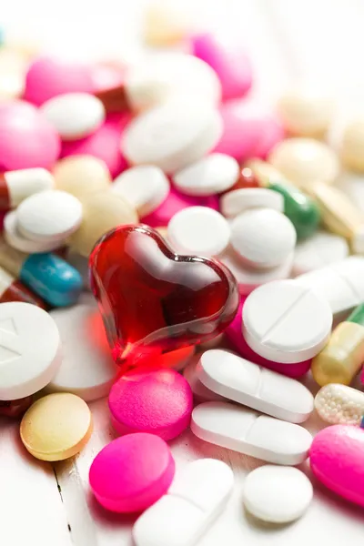 Pilha de comprimidos — Fotografia de Stock