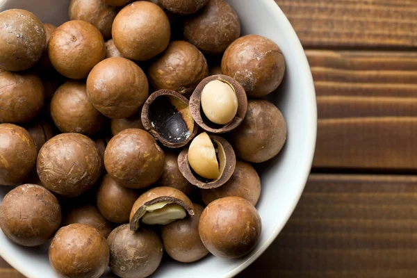 Macadamia nuts — Stock Photo, Image