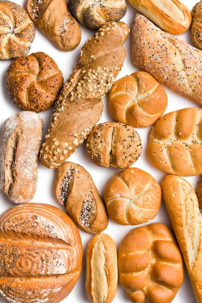 Various types of bread — Stock Photo, Image