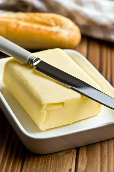 Cube of butter — Stock Photo, Image