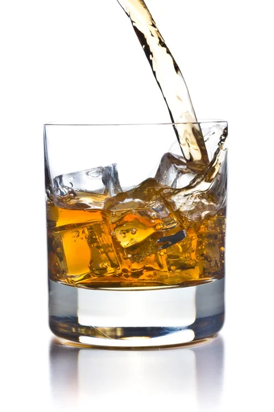 Whisky i glas - Stock-foto