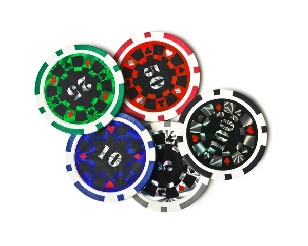 Poker Chips — Stockfoto