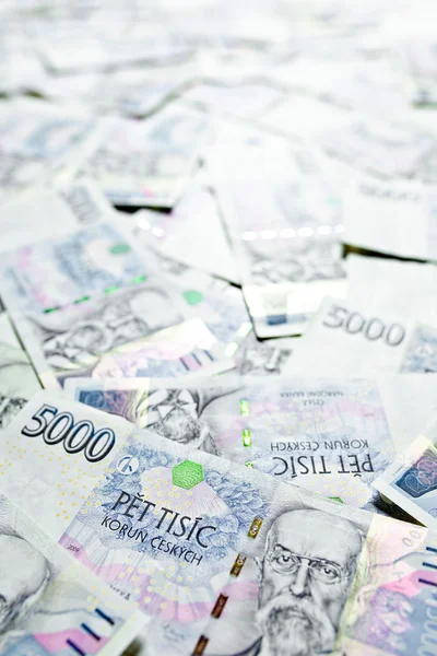 Fundo dinheiro checo — Fotografia de Stock