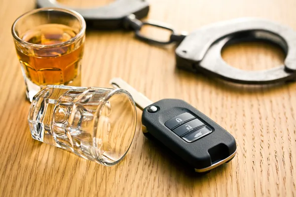 Concept for drink driving — Stock Photo, Image