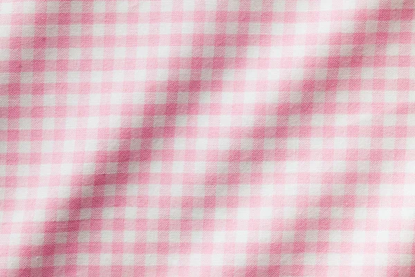 Fondo a cuadros blanco y rosa — Foto de Stock