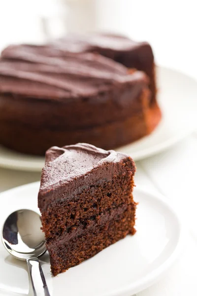 Ciemne ciasto czekoladowe — Zdjęcie stockowe