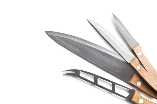 Set of kitchen knives — Stock Photo, Image