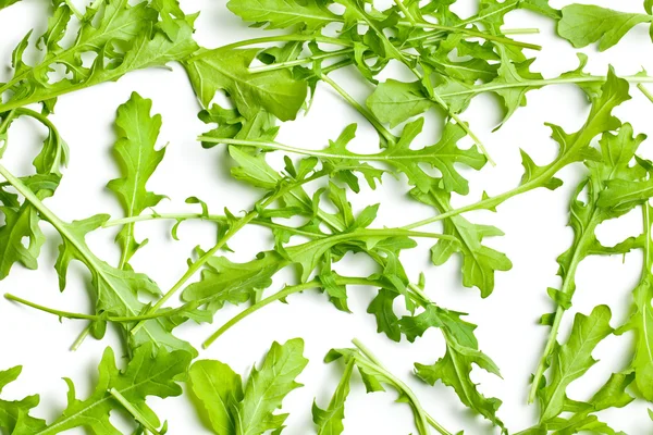 Top view of arugula leaves — Stock Photo, Image