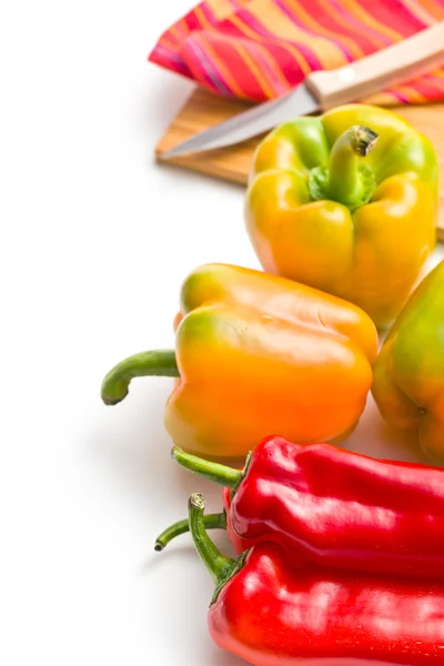 Gekleurde paprika 's — Stockfoto