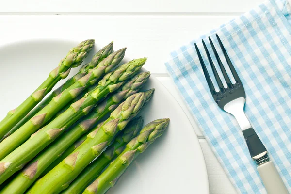 Grüner Spargel — Stockfoto