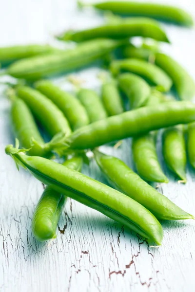 Groene erwtenpeul — Stockfoto