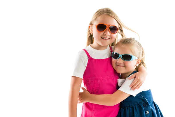 Two happy little sisters — Stock Photo, Image