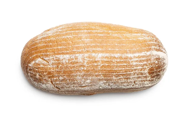 Brood Van Gebakken Brood Geïsoleerd Witte Achtergrond — Stockfoto