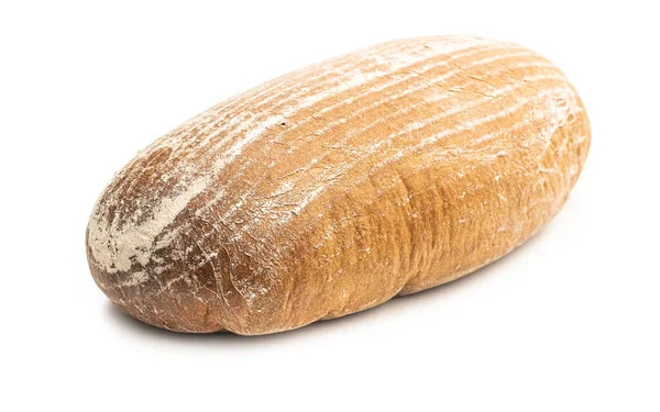 Буханка Хлеба Изолированы Белом Фоне — стоковое фото