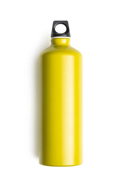 Camping Aluminium Water Bottle Isolated White Background — Stock Photo, Image